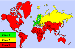 zones